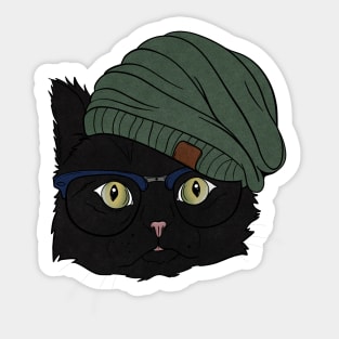 Cool Cat Sticker